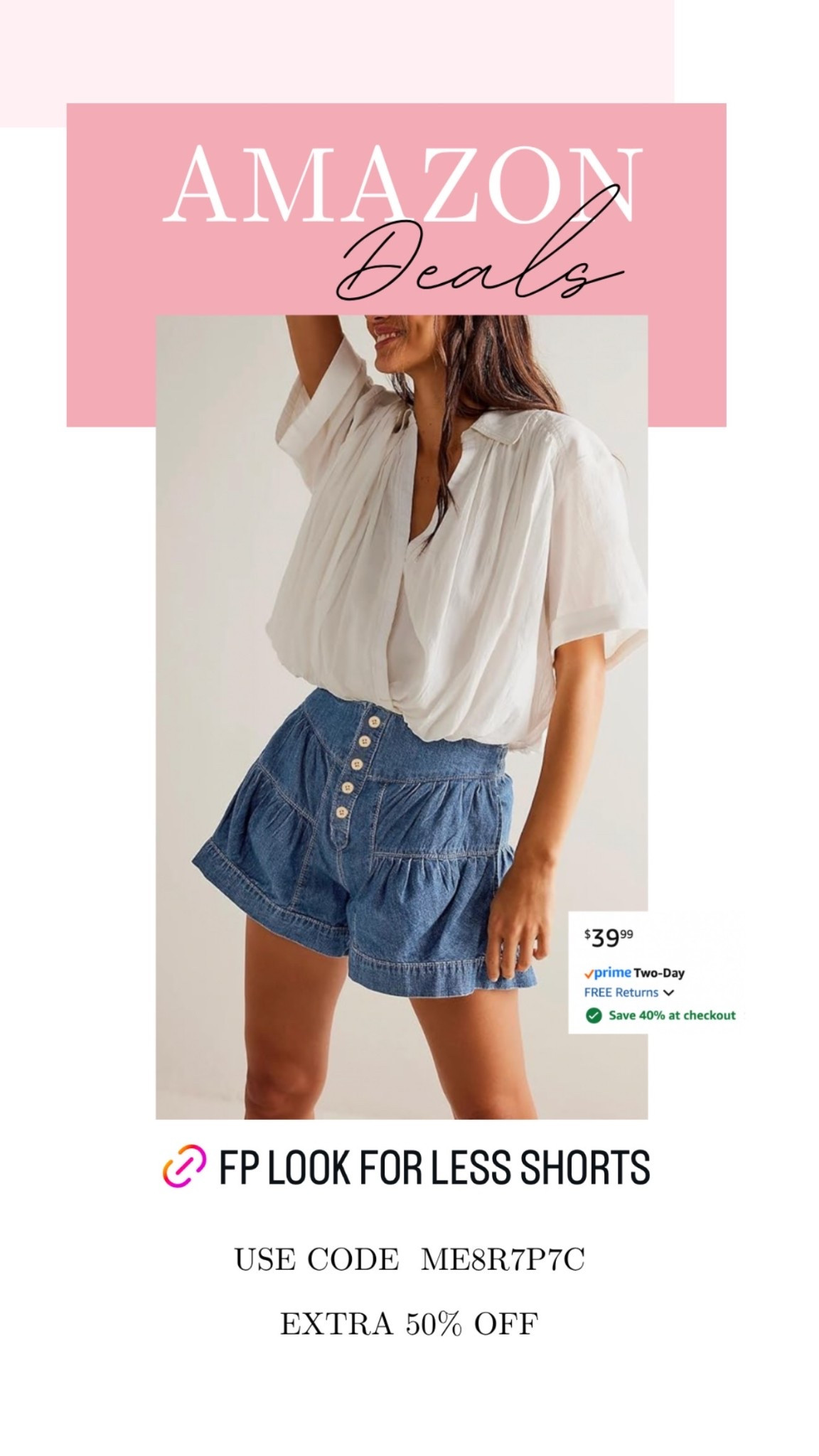 Free people look alike floaty Jean shorts on Deal!

#LTKSeasonal #LTKSaleAlert #LTKMidsize