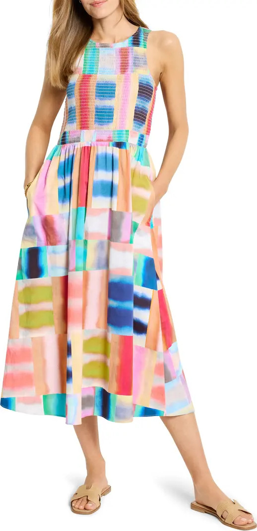 Anna Portofino Print Midi Sundress | Nordstrom