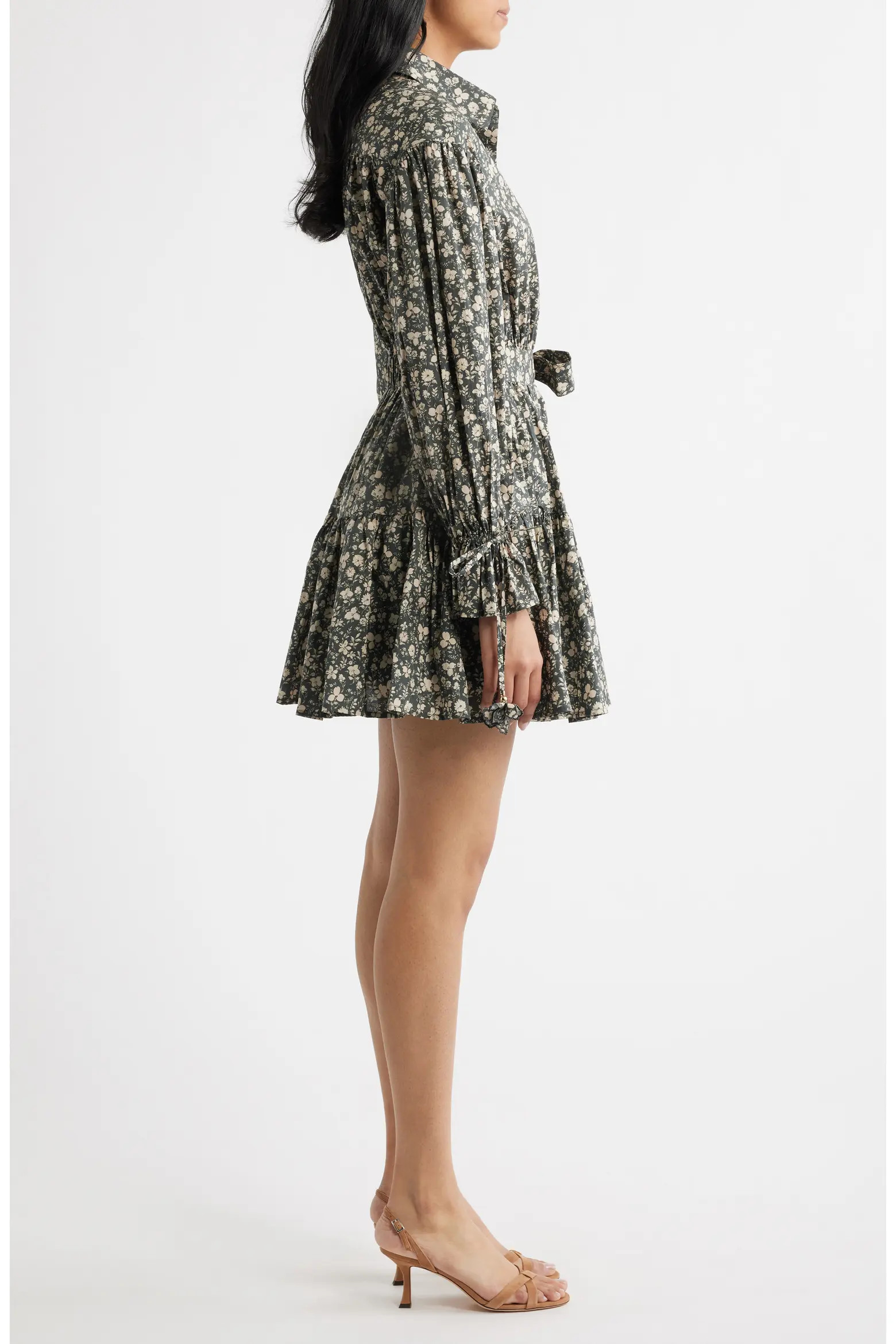 Floral Print Long Sleeve Cotton Shirtdress (Women) | Nordstrom | Nordstrom