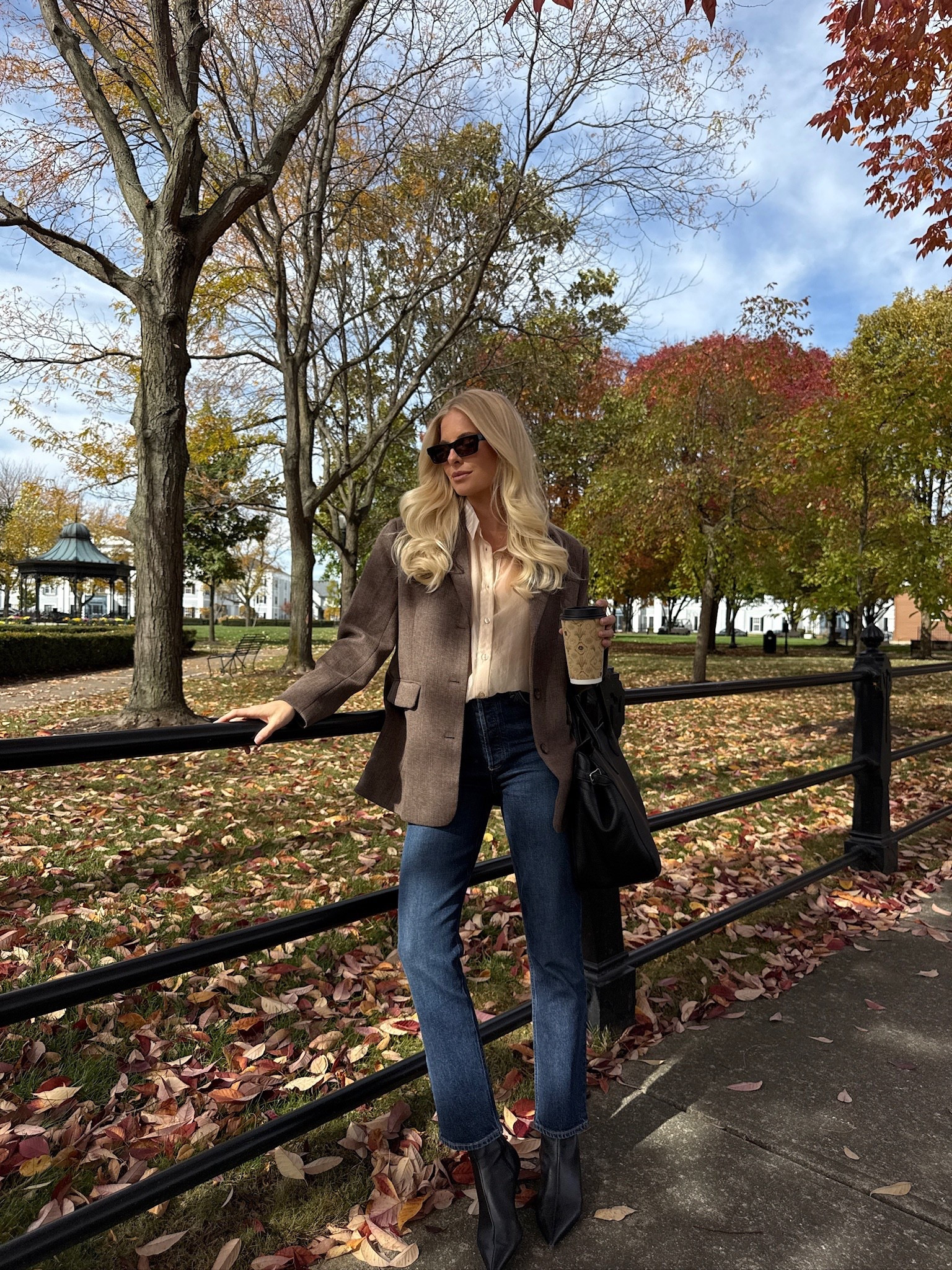 Wearing a medium in the top, small in the blazer, size 26 in the jeans, linked similar in the boots! Use code KATHLEEN15 for heaven mayhem! #kathleenpost

Chic style, trendy fashion, fall ootd, fall fashion, fall outfit ideas, blazer, elevated casual

#LTKSeasonal #LTKStyleTip
