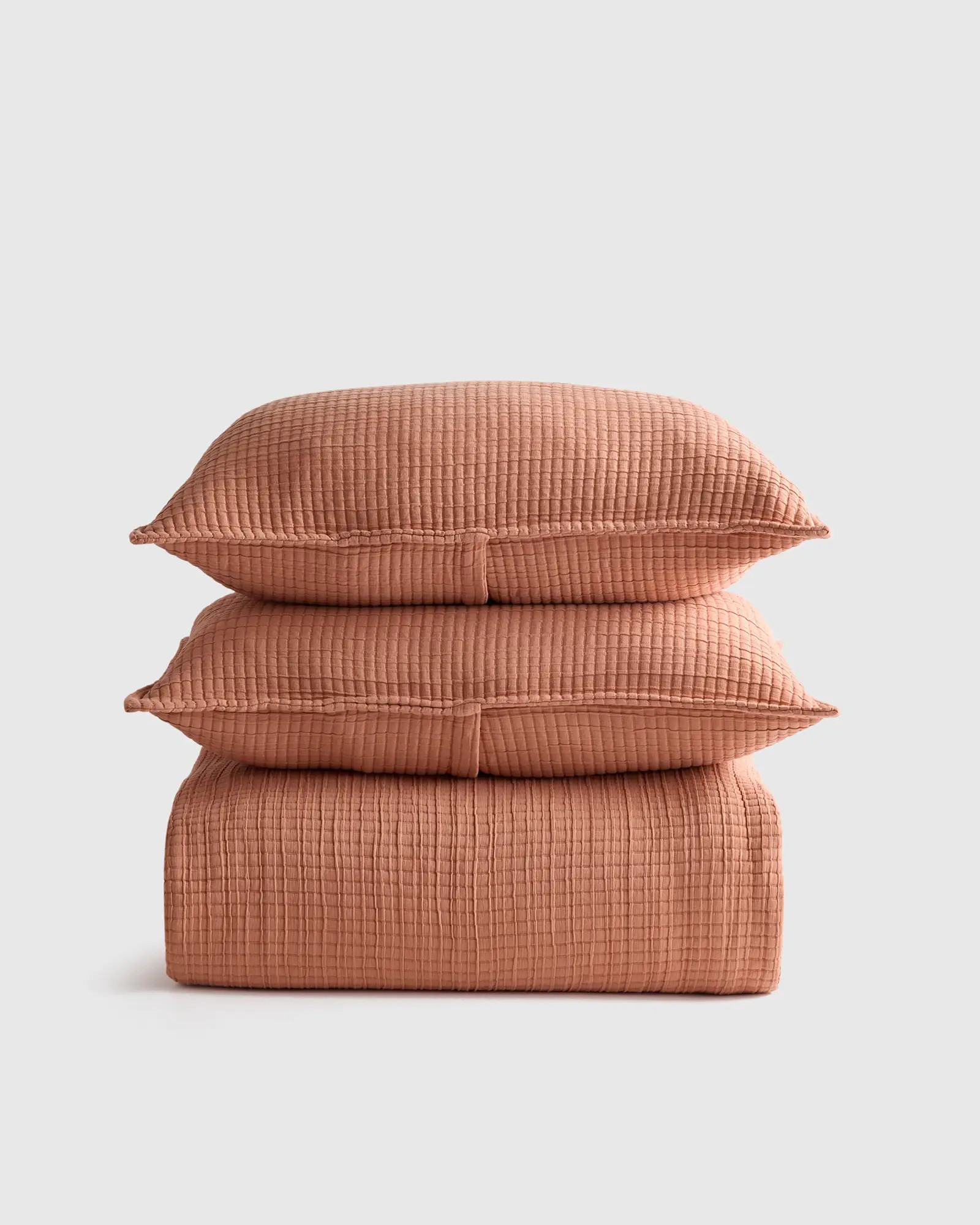 Organic Ribbed Cotton Coverlet Set | Quince