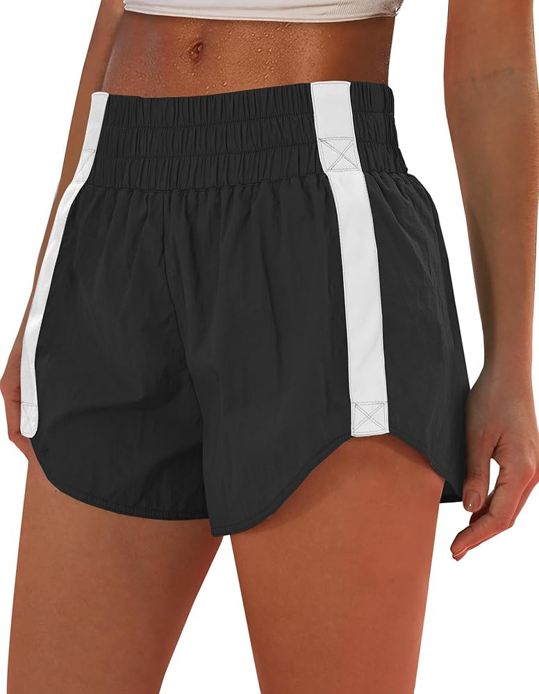 ANRABESS Womens Running Shorts Quick Dry High Waisted Summer Athletic Workout Tennis Shorts Gym S... | Amazon (US)