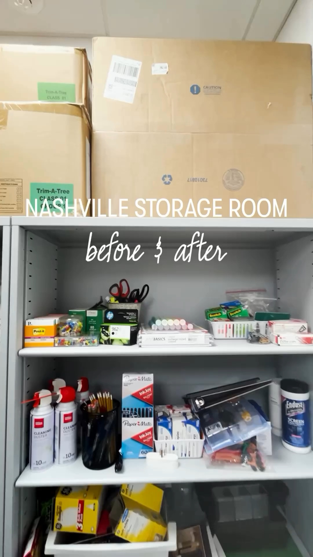Such a satisfying before & after from our Nashville team 😍 Shop these solutions to use in your own space!
