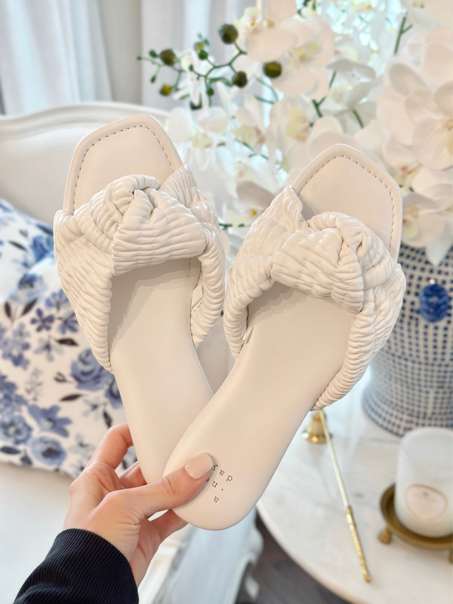 Love these white slides! Only $25 and also come in pink and black 😍 Target sandals white sandals target finds spring sandals knot slides 

#LTKshoecrush #LTKunder50 #LTKsalealert