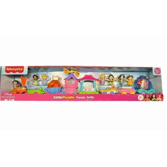 Fisher-Price Little People Disney Princess Parade 8-Pack | Walmart (US)