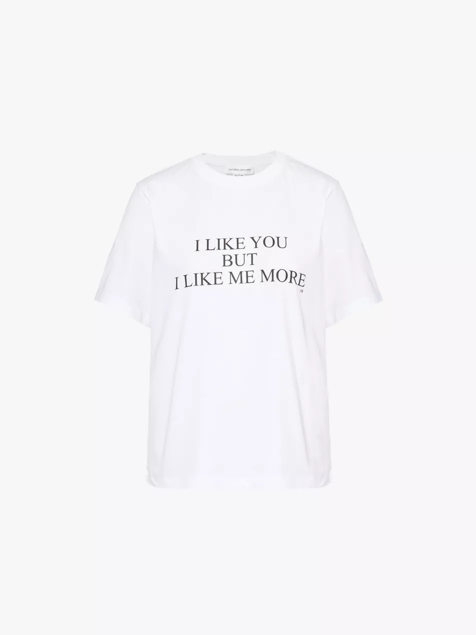 Slogan-print regular-fit organic-cotton jersey T-shirt | Selfridges