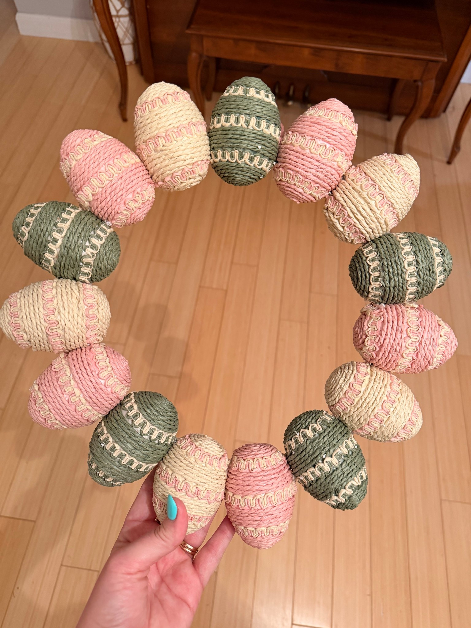 This egg wreath is adorable! Only $15!!! 

#target #targethome #homefinds #easter #easterwreath #under15dollars #cheapfinds #easterdecor #homedecor

#LTKHome #LTKSpringSale #LTKSeasonal