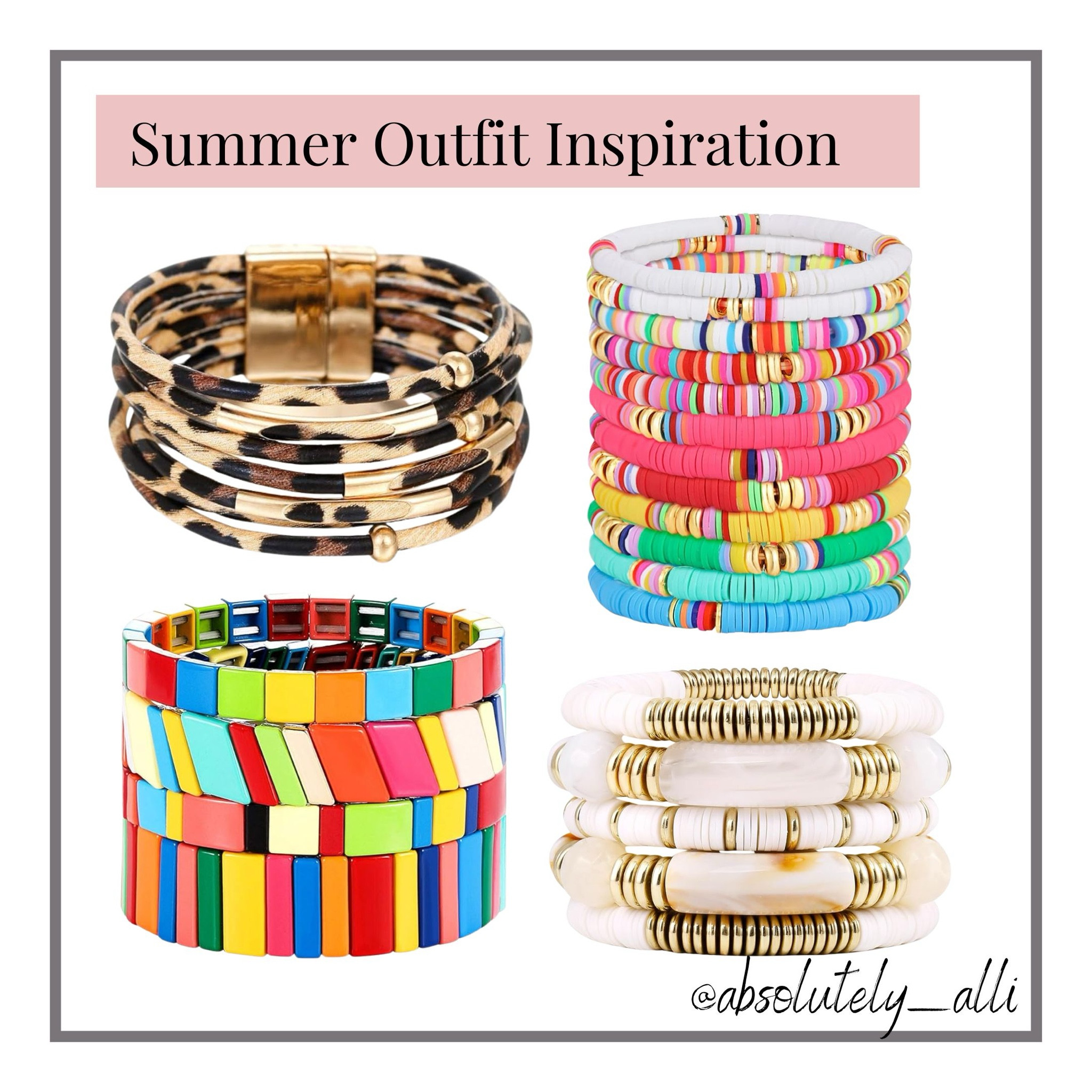 Bracelet | arm candy | colorful | leopard print | affordable bracelets 

#LTKStyleTip #LTKFindsUnder50
