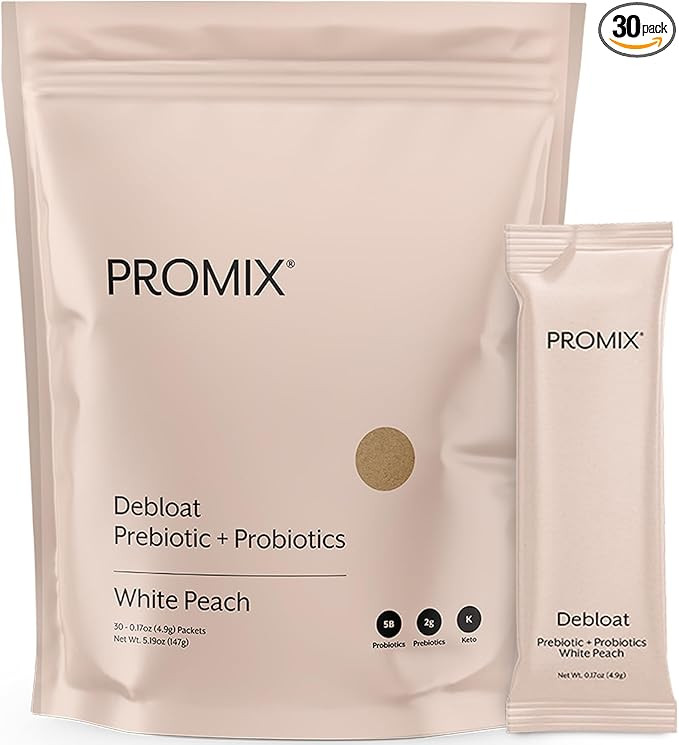 ProMix Nutrition Debloat Prebiotics and Probiotics, Bloating Relief for Women, Gut Cleanse Detox ... | Amazon (US)