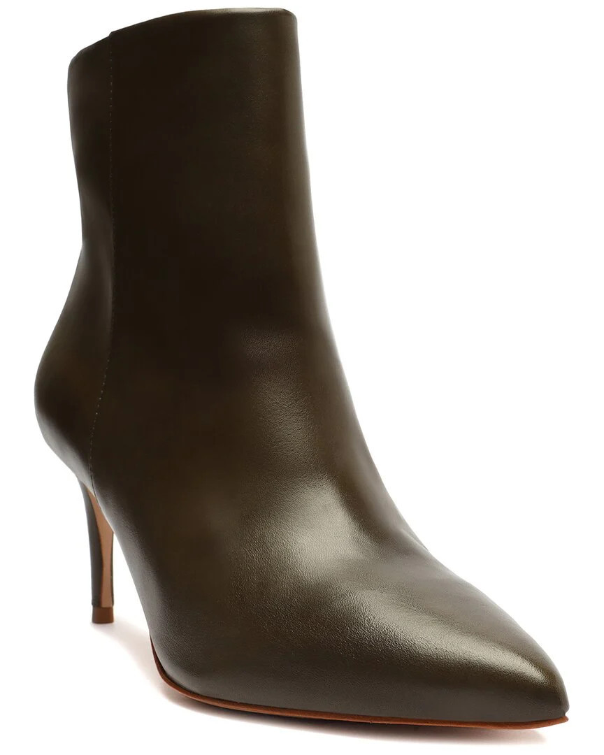 SCHUTZ Mikki Mid Leather Bootie | Shop Simon