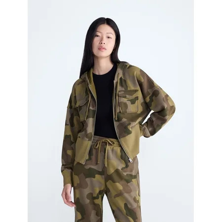 Scoop Women’s and Women’s Plus Full Zip Hoodie  Sizes XS-4X | Walmart (US)