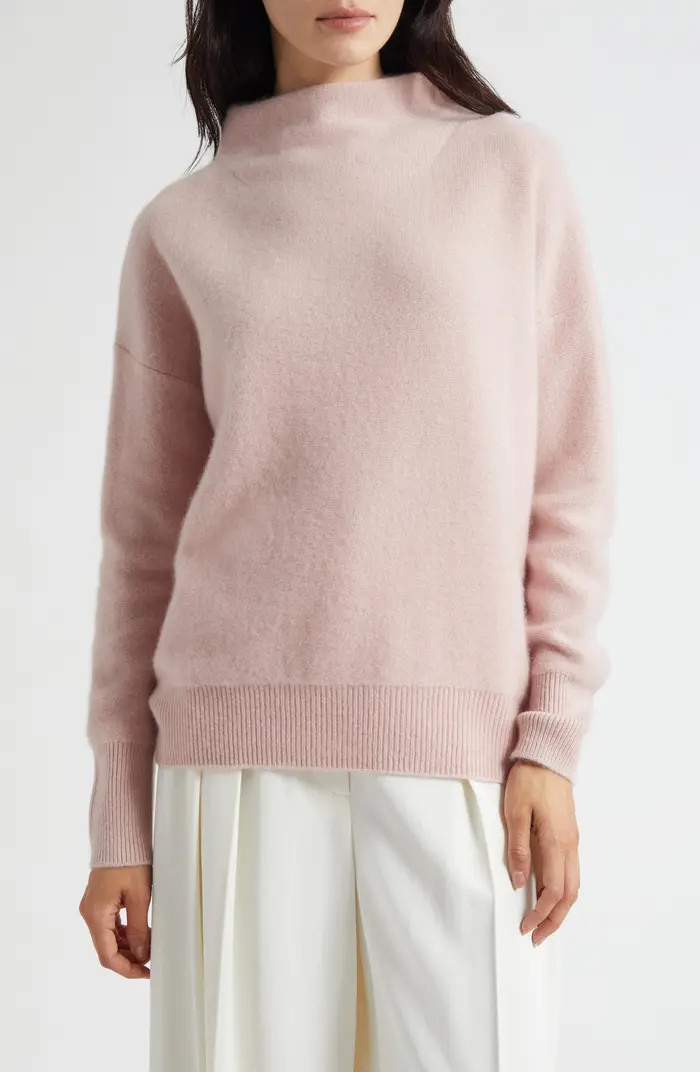 Boiled Cashmere Funnel Neck Pullover | Nordstrom