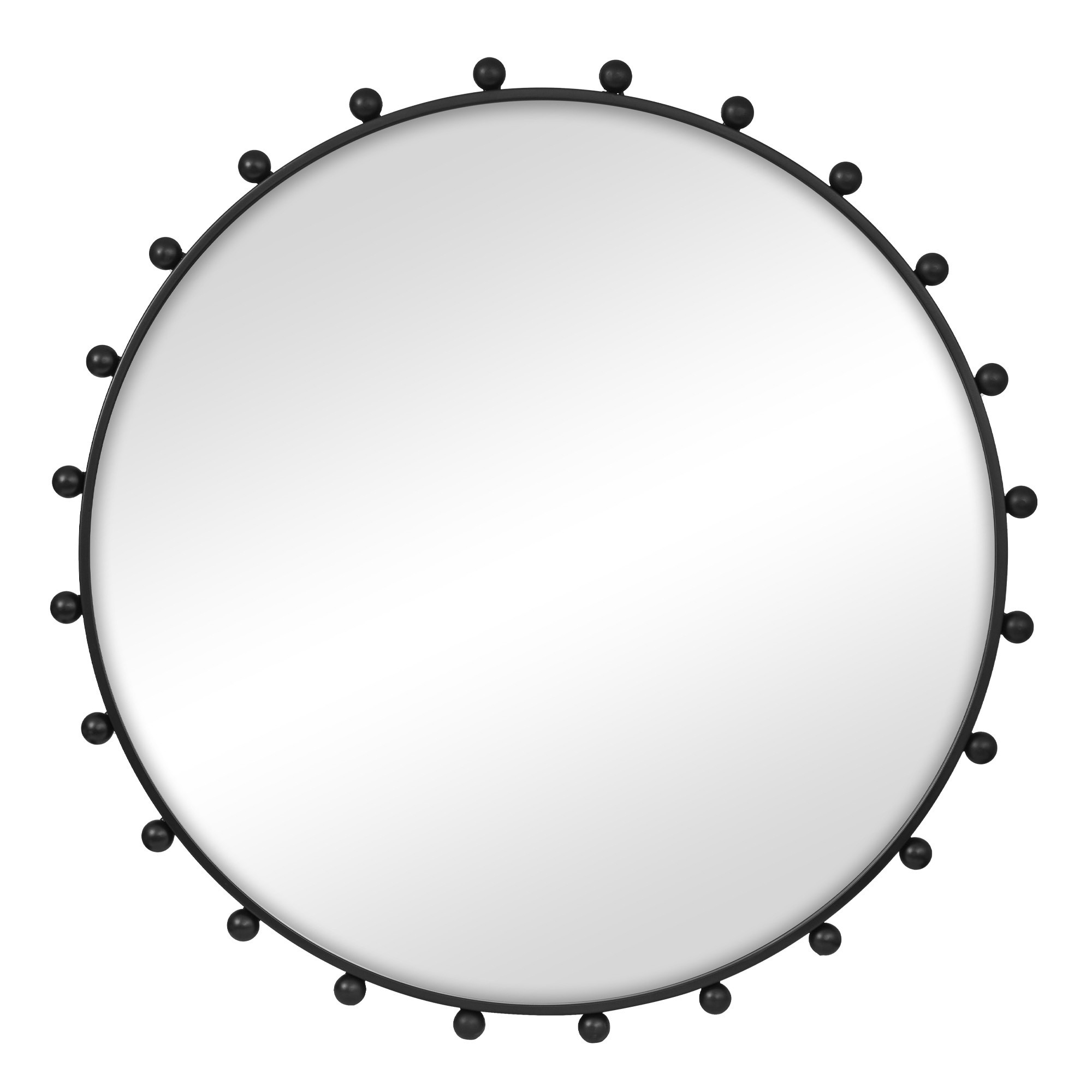 Lance Orb Accent Round Wall Mirror | Temple & Webster AU