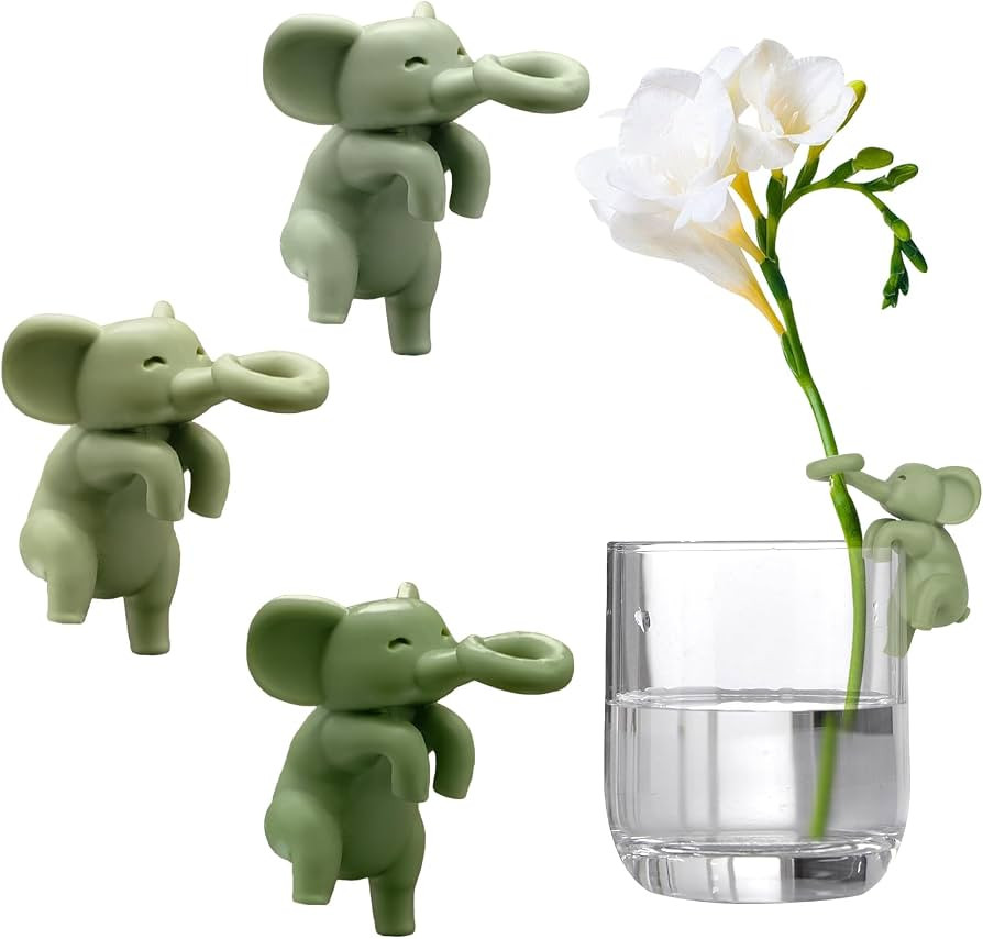 Plant Propagation Buddy Leaf Friends, 3PCS Elephant Plant Support Holder, Creative Pot Decoration... | Amazon (US)