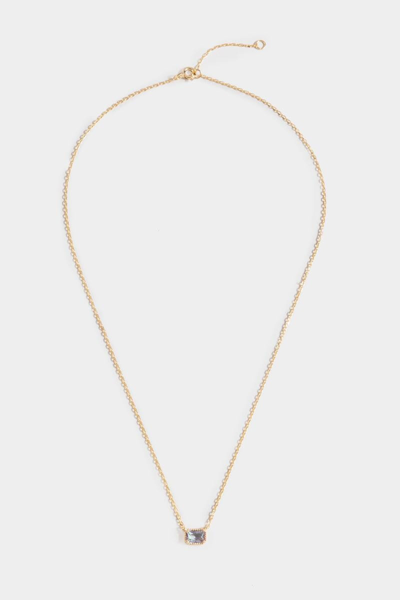 Lizbeth Baguette Pendant Necklace | Francesca’s Collections