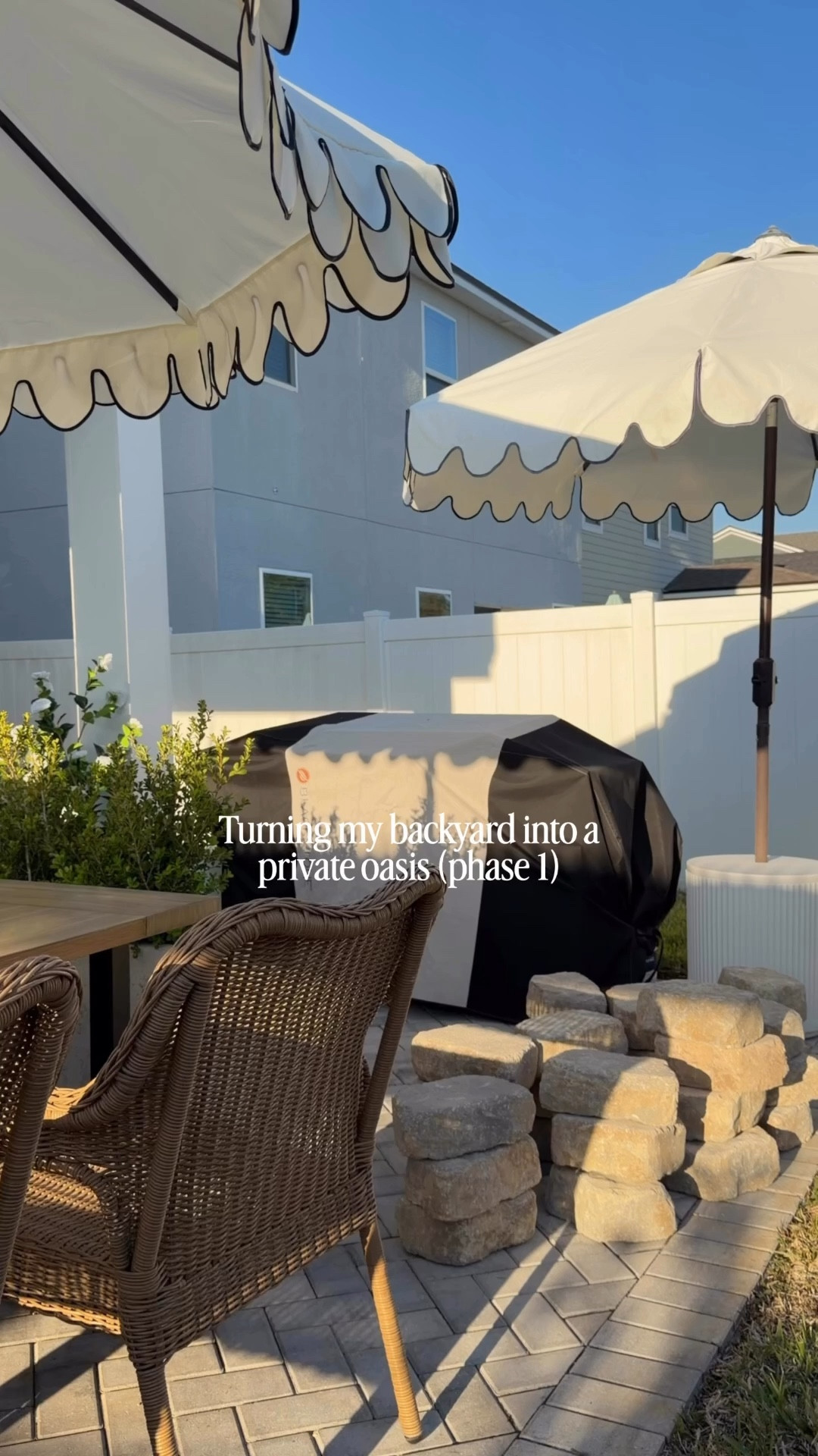 Backyard project 🌿 Patio umbrellas and planters 

#LTKSeasonal #LTKHome