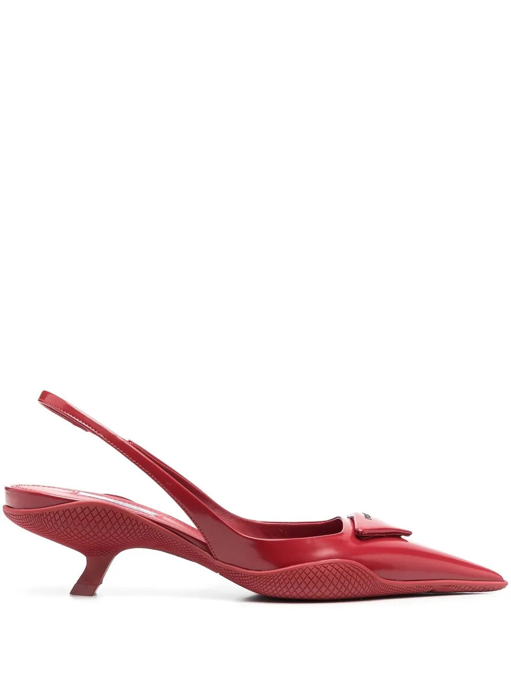 logo-plaque 65mm slingback pumps | Farfetch Global