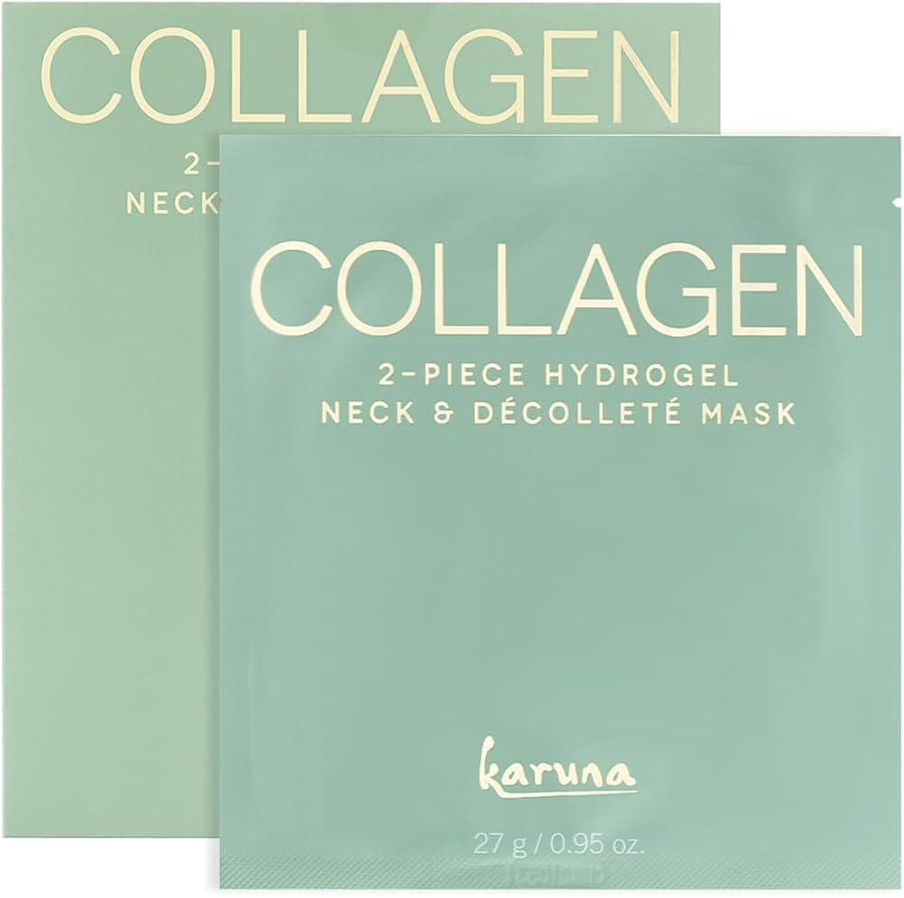 Karuna Skin - COLLAGEN Decollete & Neck Hydrogel Mask, 2-Piece Deeply Moisturizing Wrinkle Patche... | Amazon (US)