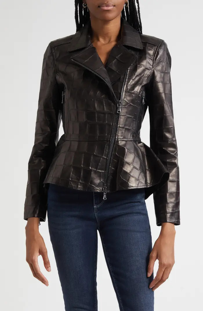 Lyric Peplum Biker Jacket | Nordstrom