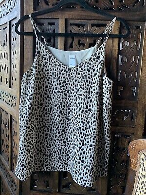 Camisole Size10.Leopard Print Fully Lined.Brand New.Non Crush.Adjustable Straps. | eBay AU
