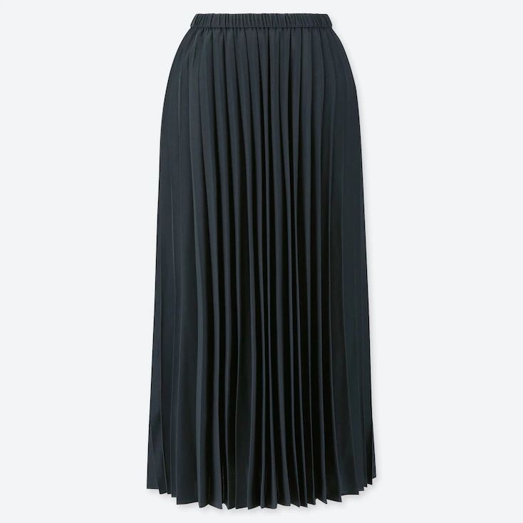 WOMEN PLEATED LONG SKIRT | UNIQLO (US)