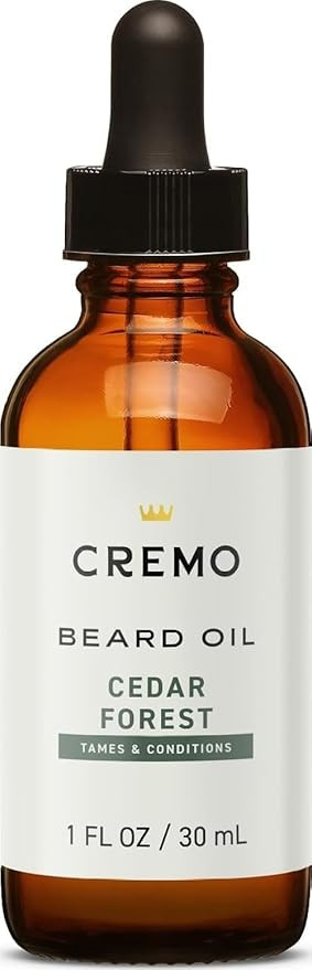 Cremo Beard Oil, Revitalizing Cedar Forest, 1 fl oz - Restore Natural Moisture and Soften Your Be... | Amazon (US)