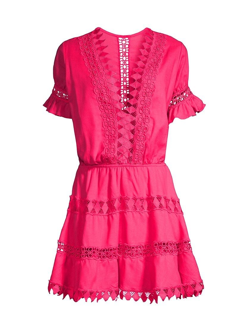 Ora Embroidered Mini Dress | Saks Fifth Avenue (CA)
