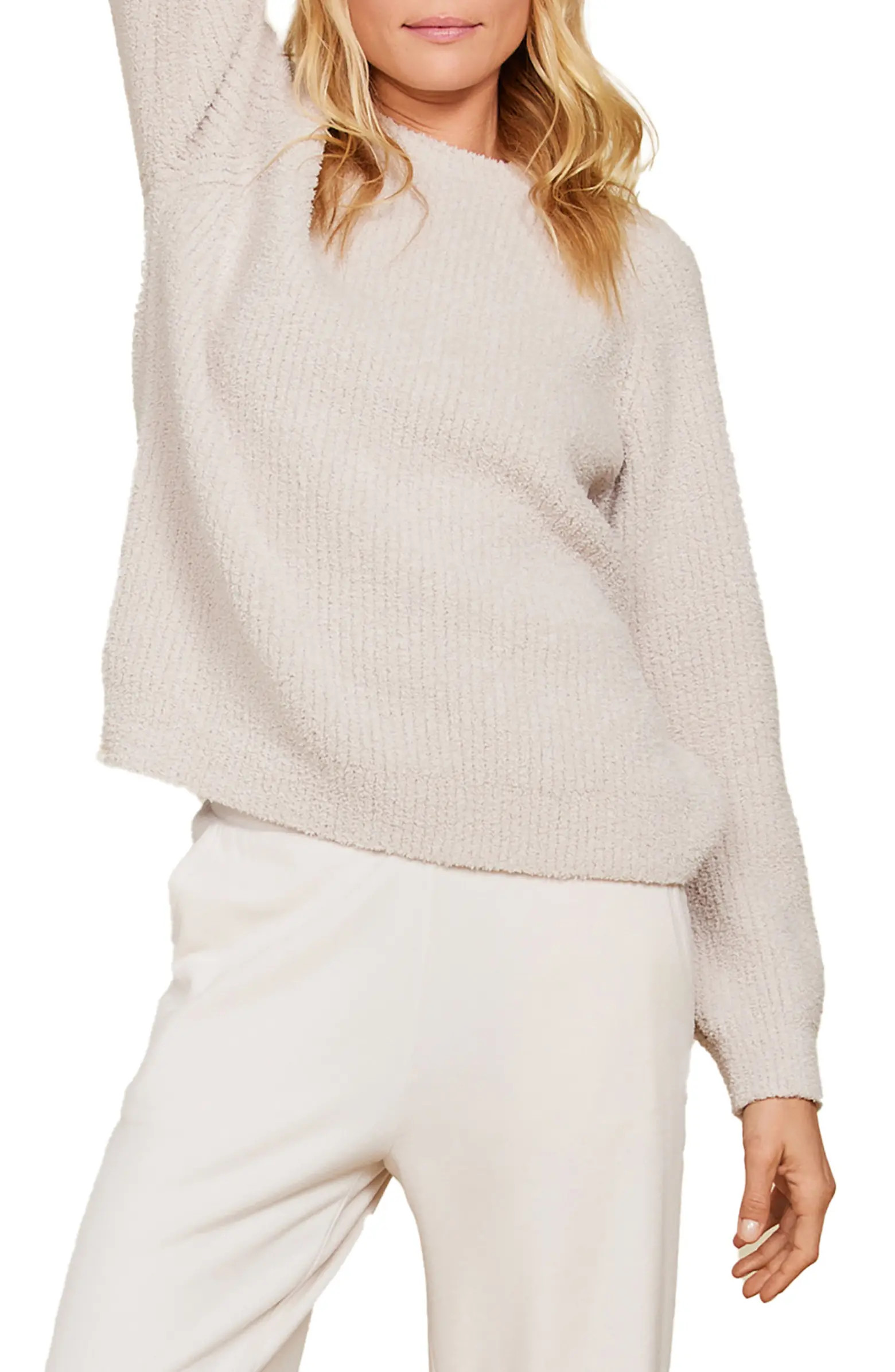 CozyChic® Rib Crewneck Lounge Top | Nordstrom