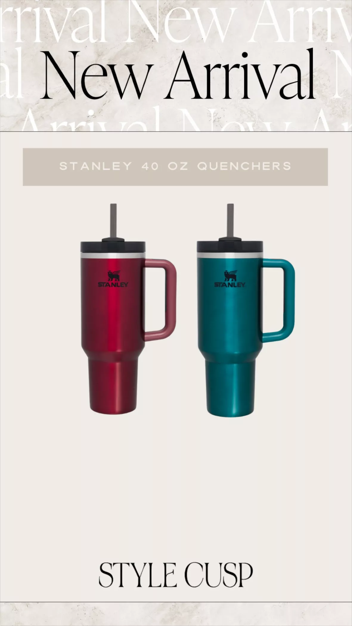 Quencher H2.0 Travel Tumbler | 30 oz | Stanley Balsam Glow