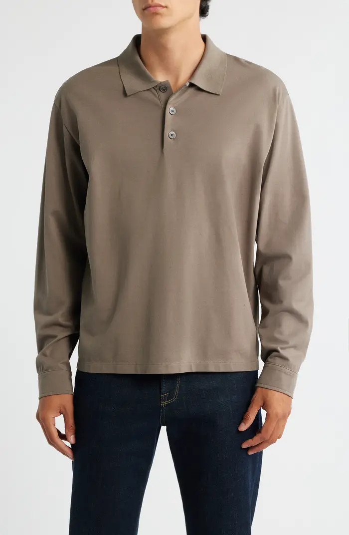 Long Sleeve Piqué Polo | Nordstrom