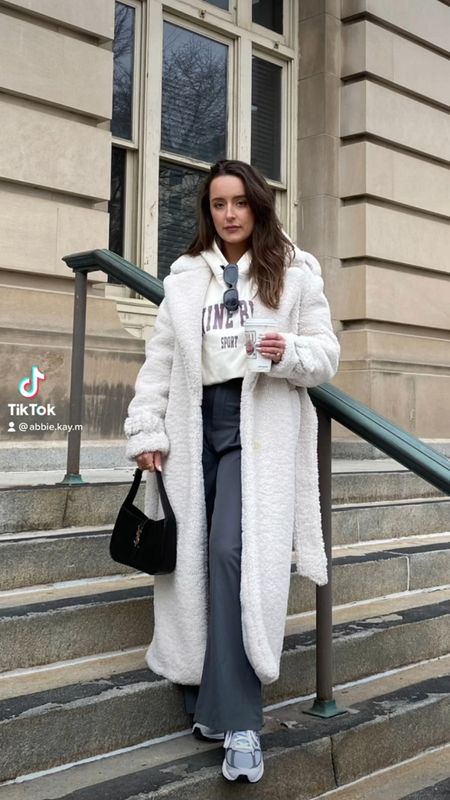 Style & comfort are not mutually exclusive🧸
.
.
.
.
Sherpa coat, anine bing sweatshirt, comfy style, neutral style, grey trousers, trouser style, new balance shoes, how to style, street style, outfit inspo, business casual, outfit ideas, minimal street style, everyday style,  #parisianstyle #businesscasual #ootd  #girlyaesthetic #andsave #unreaping #aninebing #tumblrvibes #outfitdujour #streetstyle #pinterestaesthetic  #mystylediary #dailystyleinspo #classystreetweargirls #dazzlehaven #outfitcommunity #followforfashion #anotheroutfitpost #trenchcoat #trenchstyle #stylinginspiration #streetstylefashion