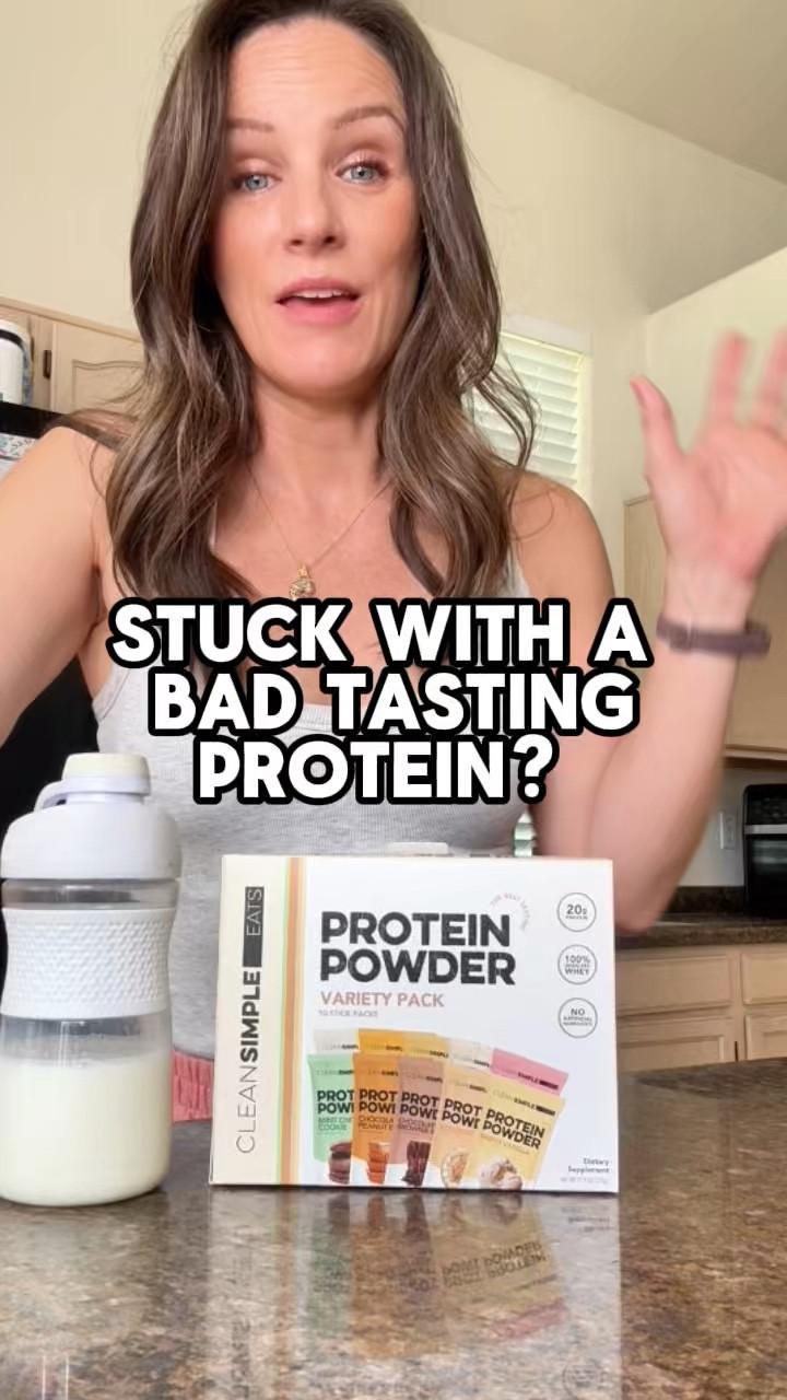 Trying the Clean Simple Eats Whey Protein Variety Pack — 100% grass-fed whey with 20g of protein per serving and no artificial ingredients. The powders blend smoothly with no clumps, and the flavors are surprisingly unique. I like that the packets are perfect for travel or quick, on-the-go protein. A variety pack is such a smart way to test a new brand and find your favorite flavors.

#cleansimpleeats #protein #proteinshake #proteinpowder #whey

#LTKfitnessgoals #LTKActive