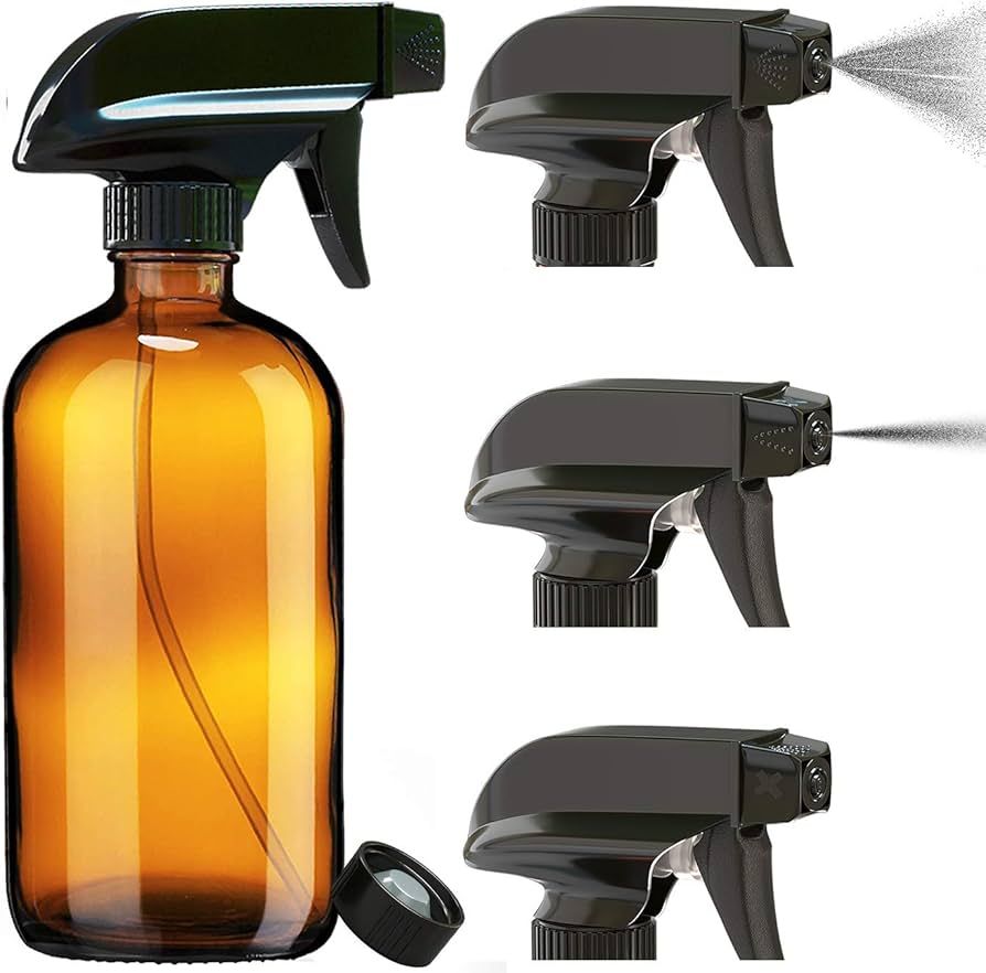 Nylea Glass Spray Bottles - Premium Empty Spray Bottle for Cleaning, Hair, and Essential Oils - R... | Amazon (US)