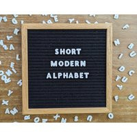 Letter Board Letters Short Modern Alphabet/Small Bold Bubble Font Felt Boards Capital Set Custom Accessories | Etsy (US)