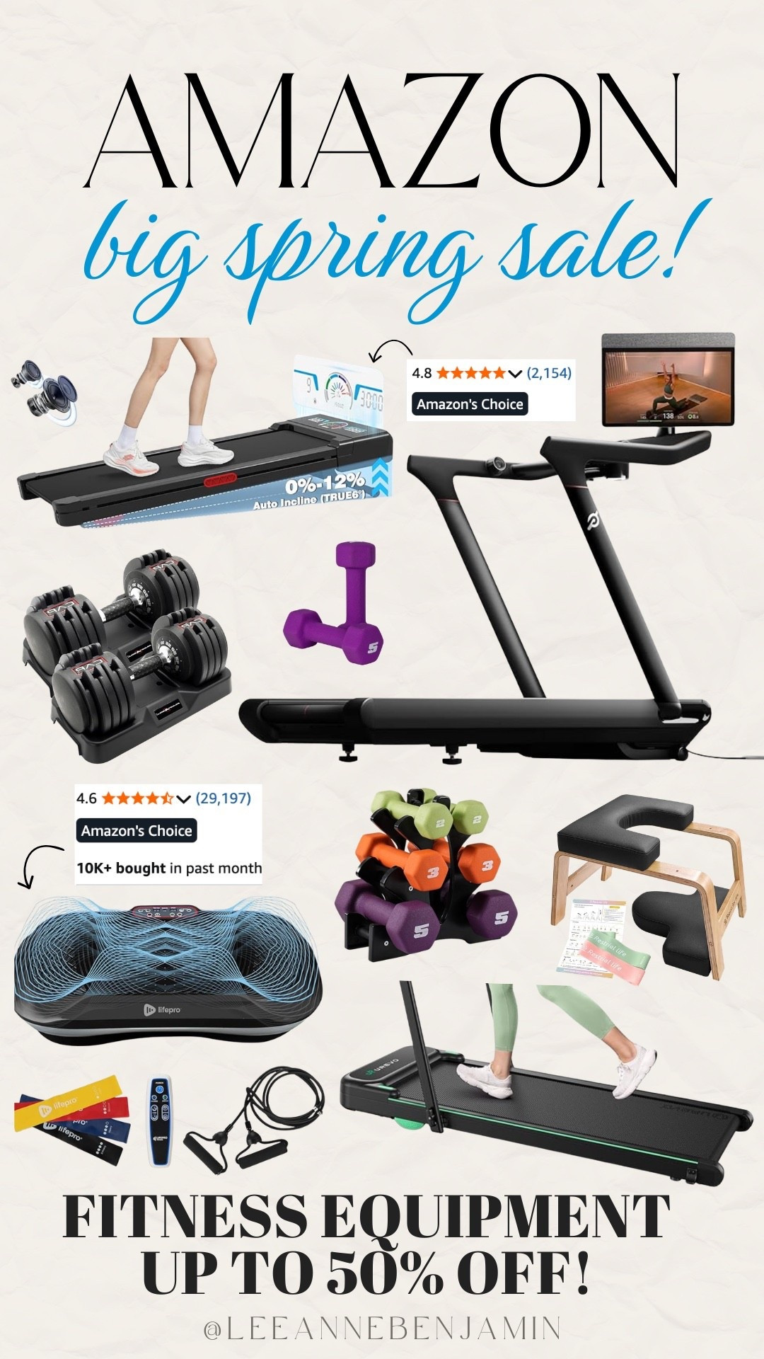 Fitness equipment on sale at Amazon Big Spring Sale! 

#LTKfitnessgoals #LTKSaleAlert #LTKActive