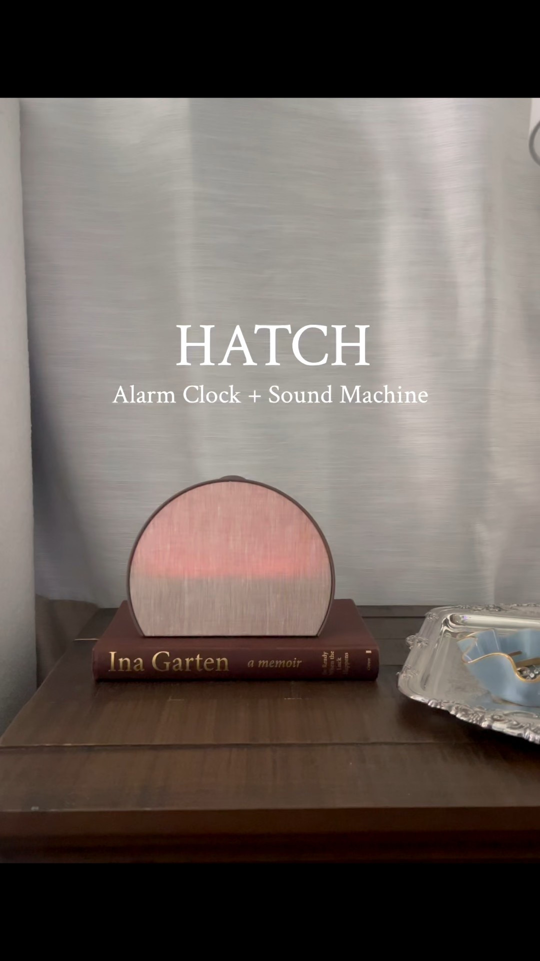 Hatch restore alarm clock. One of my top home pics from 2025 that I’m loving and caring into 2026. In my efforts to reduce screen time and wake up earlier more pleasantly, this sound machine and alarm clock two and one helps me reach my goals and wind down every day @Hatch 
￼￼

#LTKdayinmylife #LTKHome