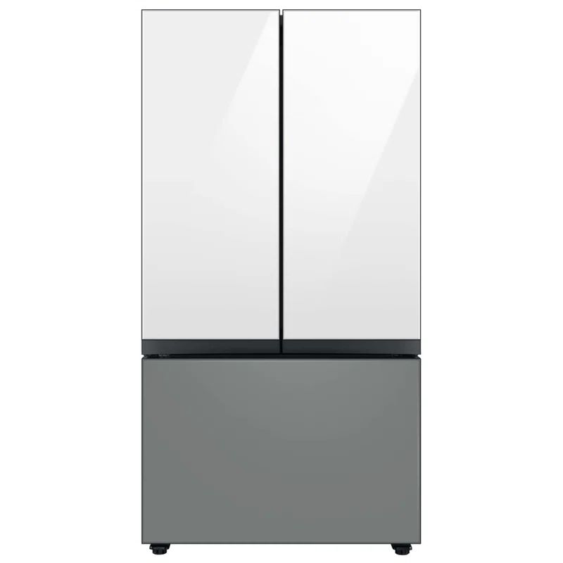 Bespoke 3-Door French Door Refrigerator (30 cu. ft.) with Customizable Door Panel Colors and Beve... | Wayfair North America