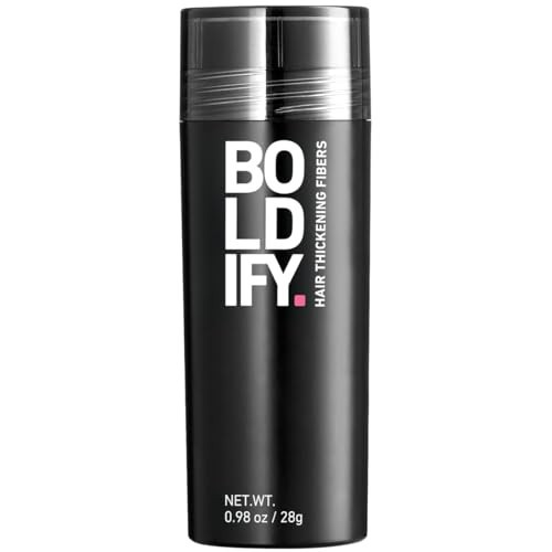 BOLDIFY Hair Fibers (28g) - Fill In Thinning and Fine Hair for an Instantly Fuller, Thicker Look - 14 Shades for Women & Men - Dark Brown | Amazon (US)