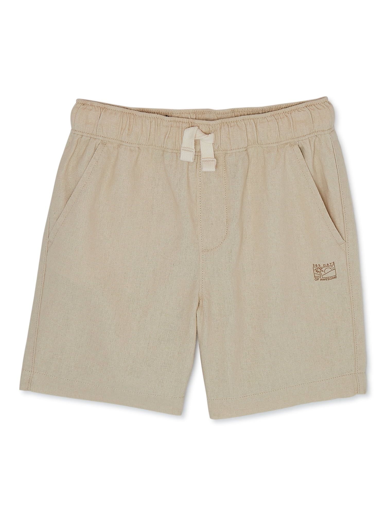 365 Kids Boys' Mix and Match Linen Shorts, Sizes 4-10 - Walmart.com | Walmart (US)