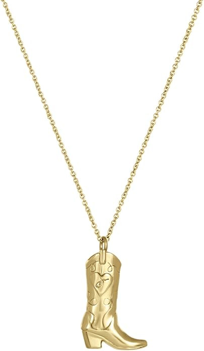 Jewelry: Cowgirl Necklace for Women – Lifetime Color Guarantee – Waterproof, Non-Tarnish, Hyp... | Amazon (US)