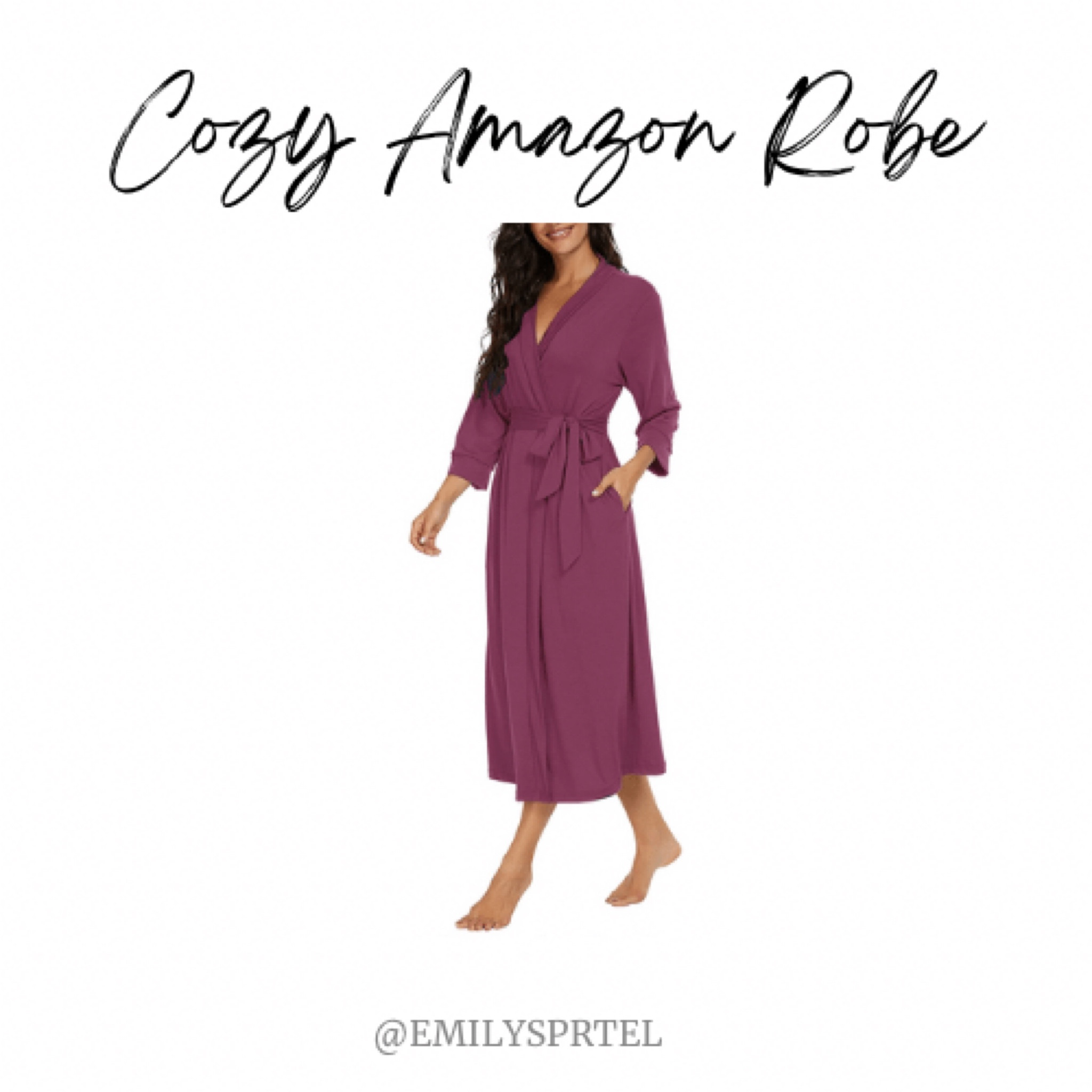 Coziest buttery soft women’s robe. 
Would be a great gift for birthday, Christmas, etc. 
#amazon #gift 

#LTKHoliday #LTKSeasonal
