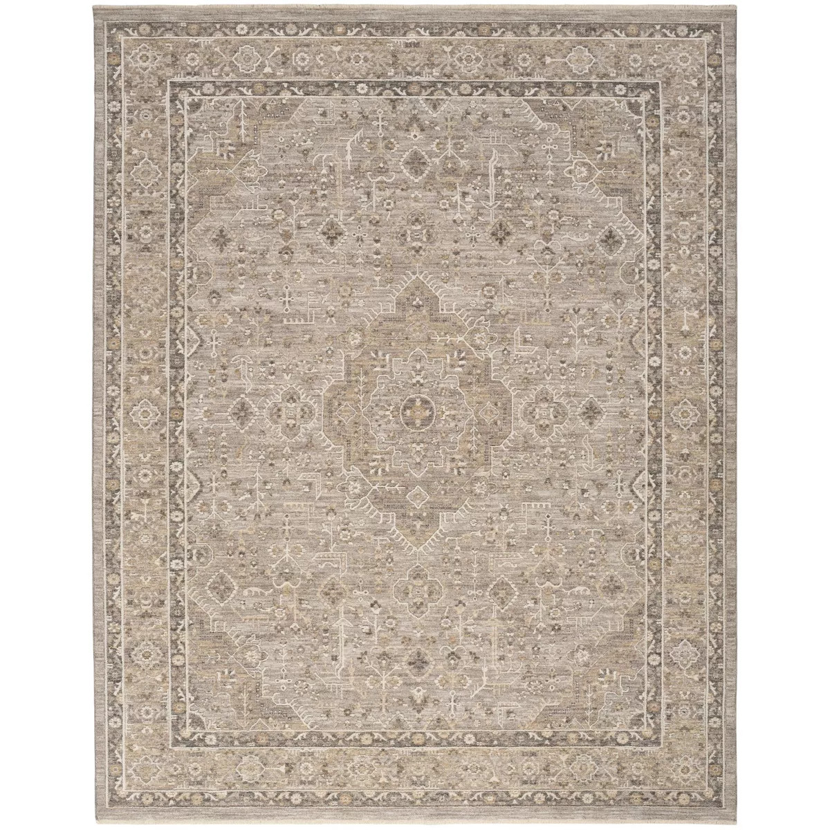 Nourison Harbor 5'3" x 7'6" Green Vintage Indoor Rug | Target