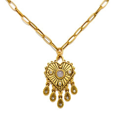 Unlocked Heart Talisman Necklace | Sequin