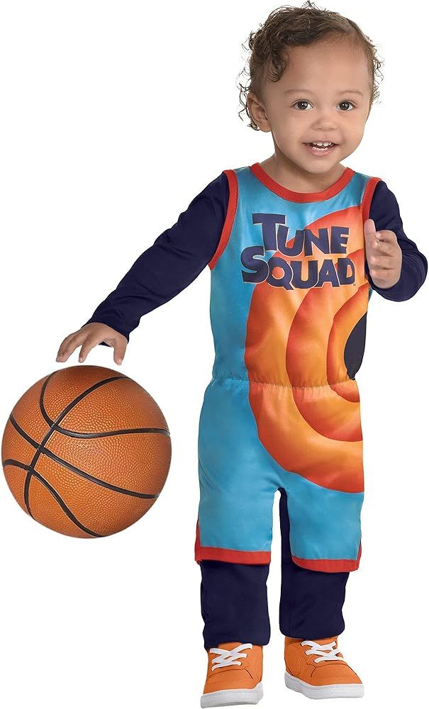 Amscan Space Jam 2 Tune Squad Halloween Costume for Babies, Includes Romper with 3D Details | Amazon (US)
