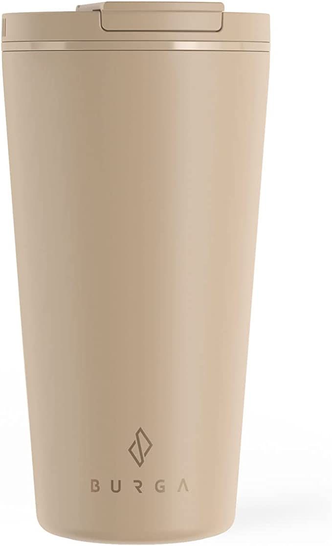 BURGA Travel Coffee Mug (16oz) – Spill-Proof, Secure-Seal Insulated Coffee Mug – Scratch-Resi... | Amazon (US)
