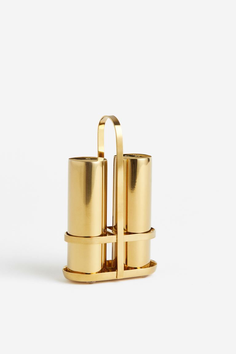Metal Salt and Pepper Shakers - Gold-colored - Home All | H&M US | H&M (US + CA)