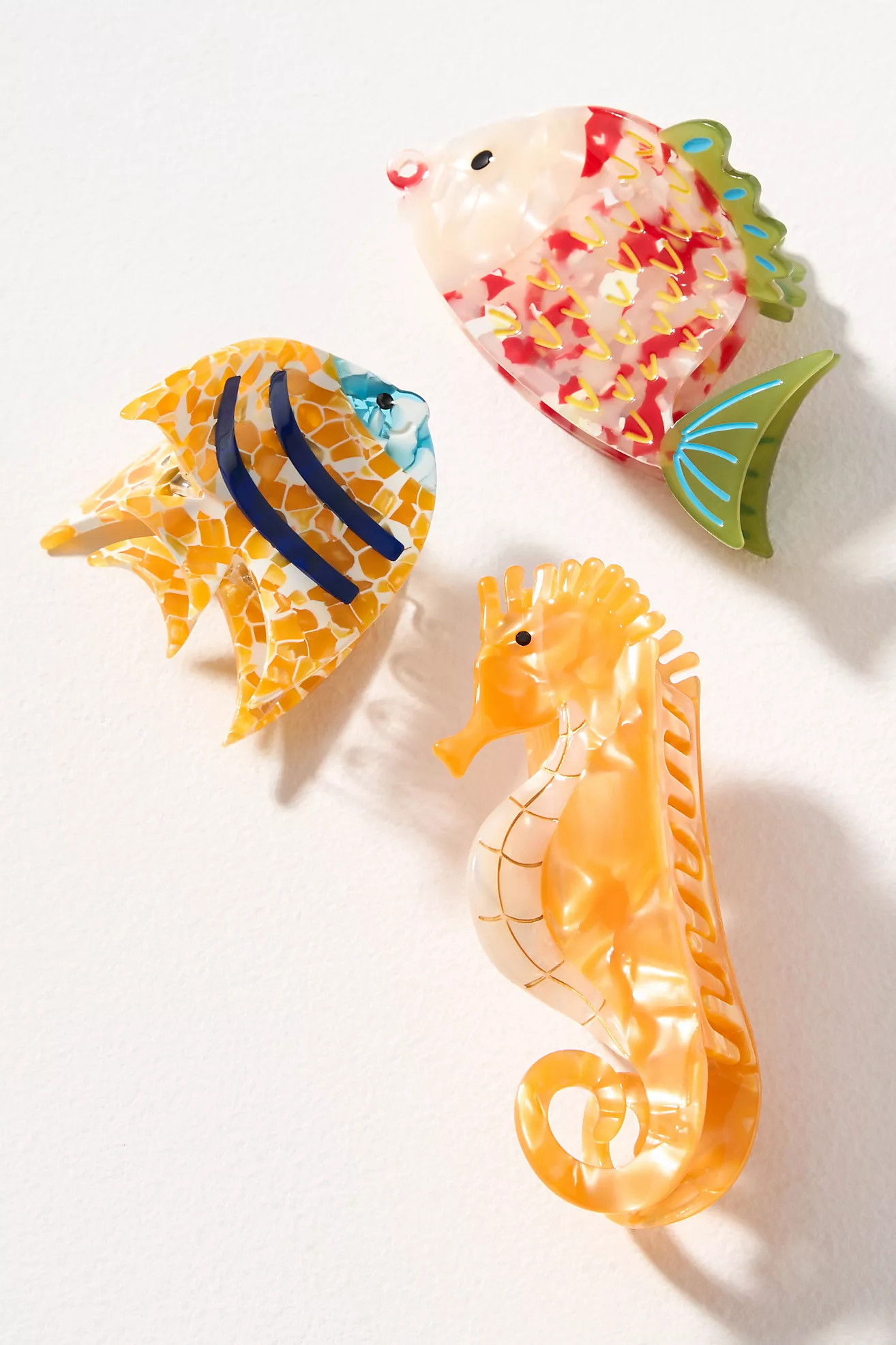 Fish Claw Clips, Set of 3 | Anthropologie (US)