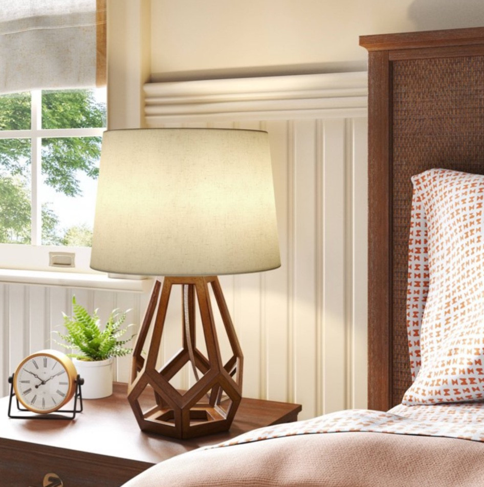 🚨 it's on sale!! 

Illuminate your space with natural elegance! This wooden lamp, featuring an open geometrical frame, adds a stunning style statement to any room. The textured fabric shade beautifully diffuses light, casting a soft glow and creating the perfect ambiance. Elevate your decor with this unique piece that seamlessly blends nature-inspired charm with contemporary design. Order yours today and let your space shine with sophistication!

#LTKFindsUnder50 #LTKSaleAlert #LTKHome