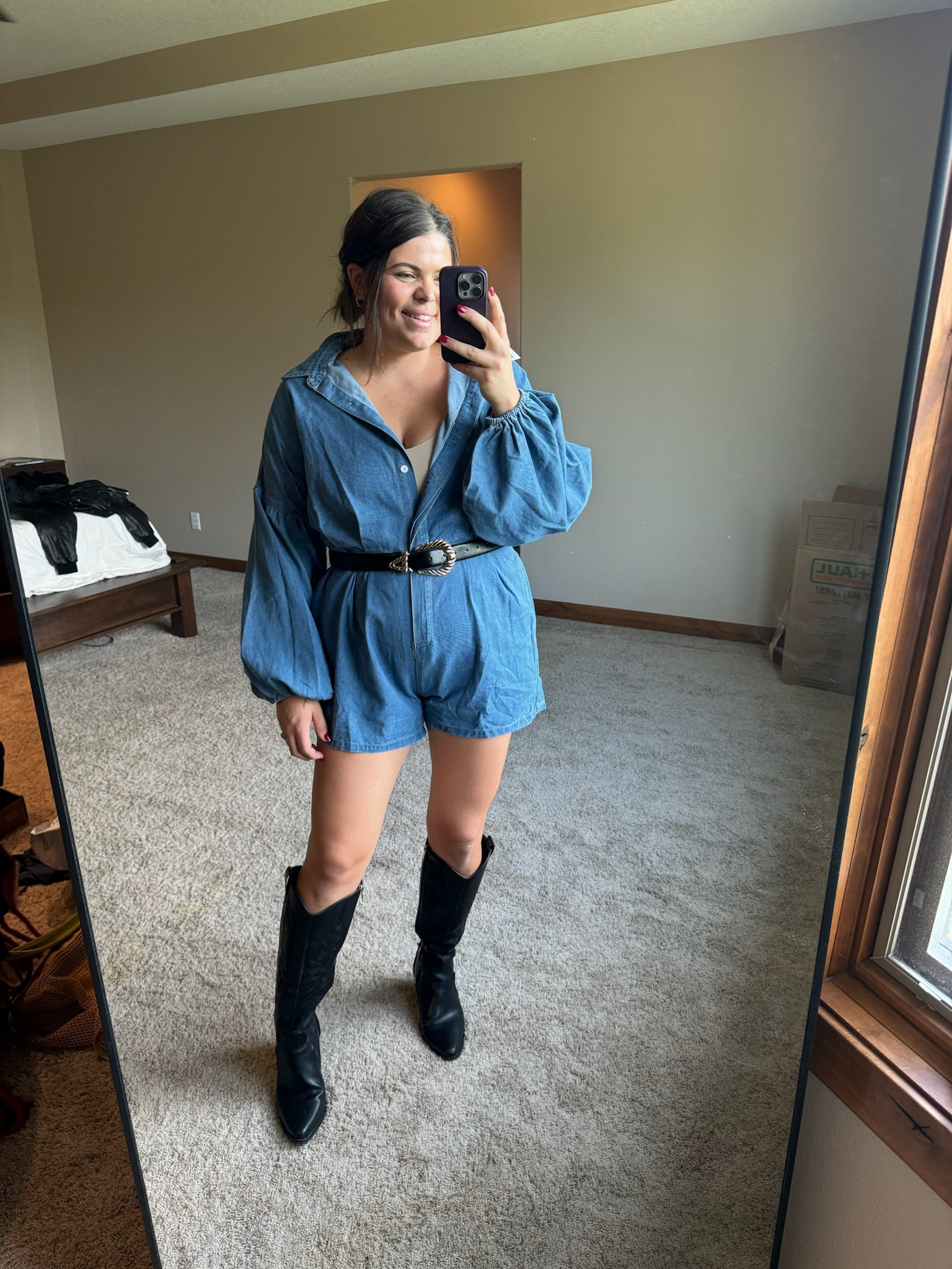 Ready to rock the night in a chic romper and boots combo! Perfect for a concert, this look is all about effortless style and comfort. Dance the night away while keeping it trendy and cool. Shop the full look below!

#LTKMidsize #LTKSeasonal #LTKStyleTip