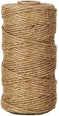 Shintop 328 Feet Natural Jute Twine Best Industrial Packing Materials Heavy Duty Natural Jute Twi... | Amazon (US)